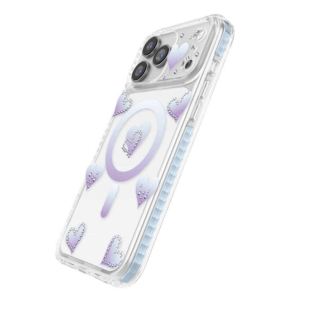 Apple iPhone 17 Pro Max Kılıf M-Safe Şarj Özellikli Zore Paris Elvo Sert PC Kapak