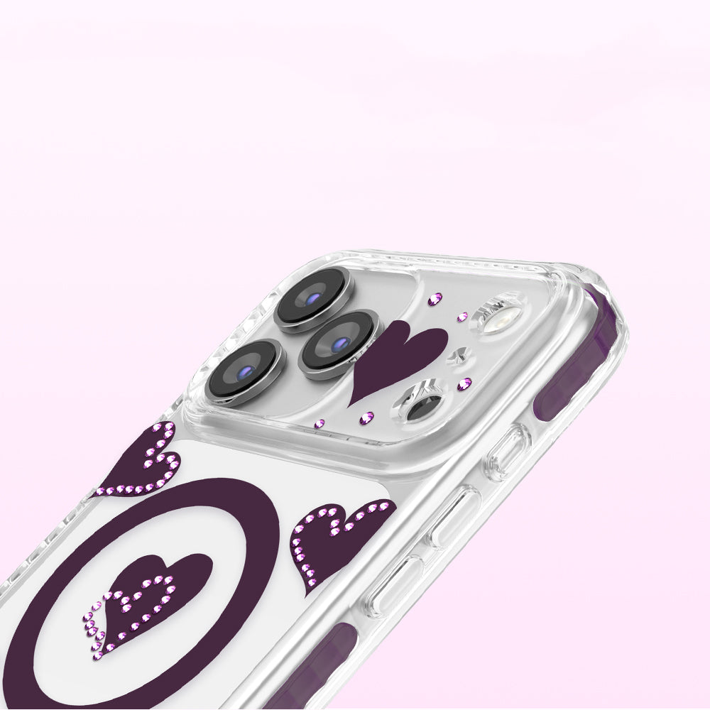 Apple iPhone 17 Pro Max Kılıf M-Safe Şarj Özellikli Zore Paris Elvo Sert PC Kapak