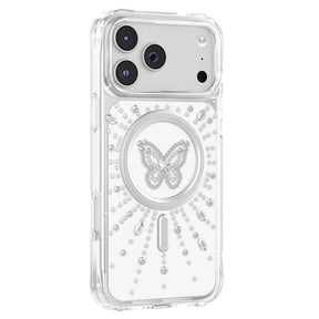 Apple iPhone 17 Pro Max Kılıf M-Safe Şarj Özellikli Zore Paris Mova Sert PC Kapak