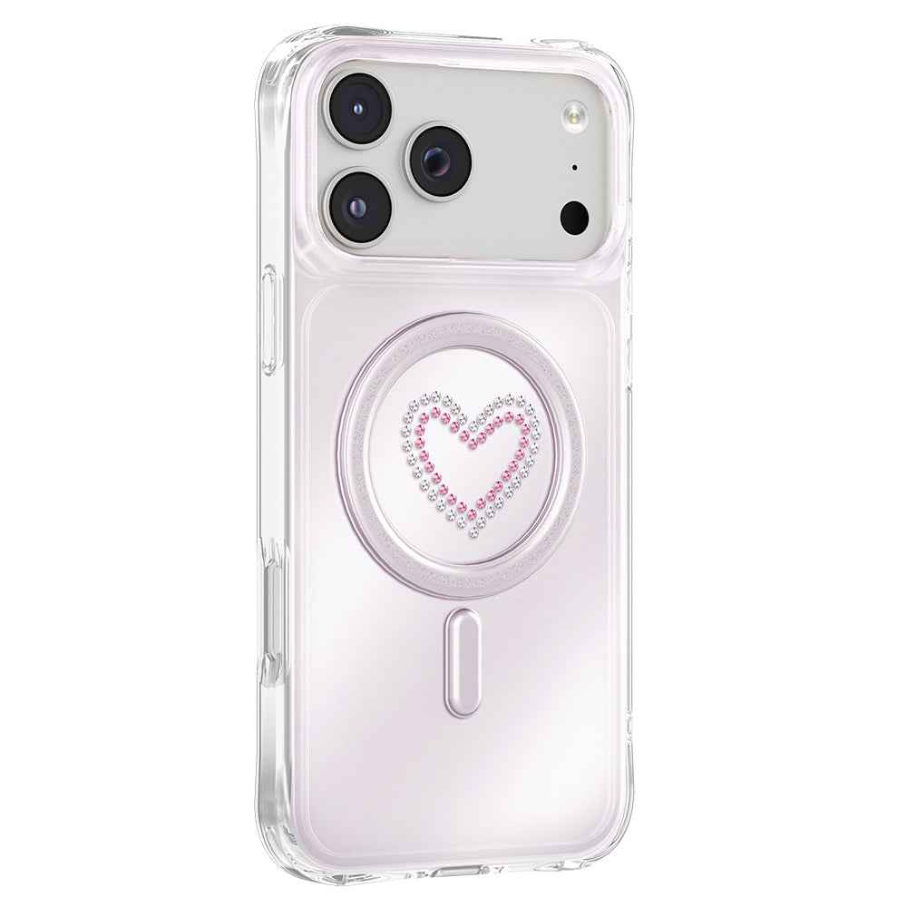 Apple iPhone 17 Pro Max Kılıf M-Safe Şarj Özellikli Zore Paris Mova Sert PC Kapak