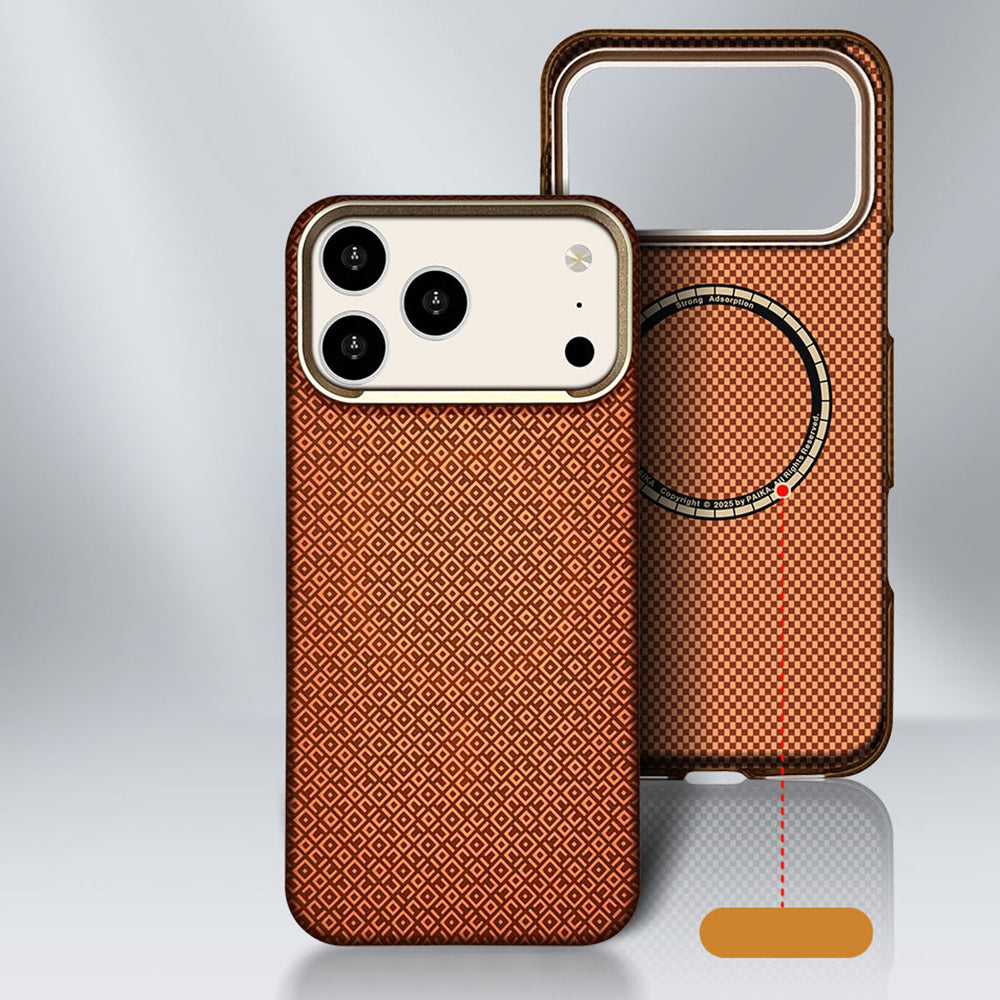 Apple iPhone 17 Pro Max Kılıf M-Safe Şarj Özellikli Zore Paris Vax Sert PC Kapak