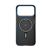 Apple iPhone 17 Pro Max Kılıf Magsafe Şarj Özellikli Aramid Fiber Pitaka Tactile Woven Starpeak Serisi Milky Way Galaxy Kapak