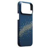 Apple iPhone 17 Pro Max Kılıf Magsafe Şarj Özellikli Aramid Fiber Pitaka Tactile Woven Starpeak Serisi Milky Way Galaxy Kapak