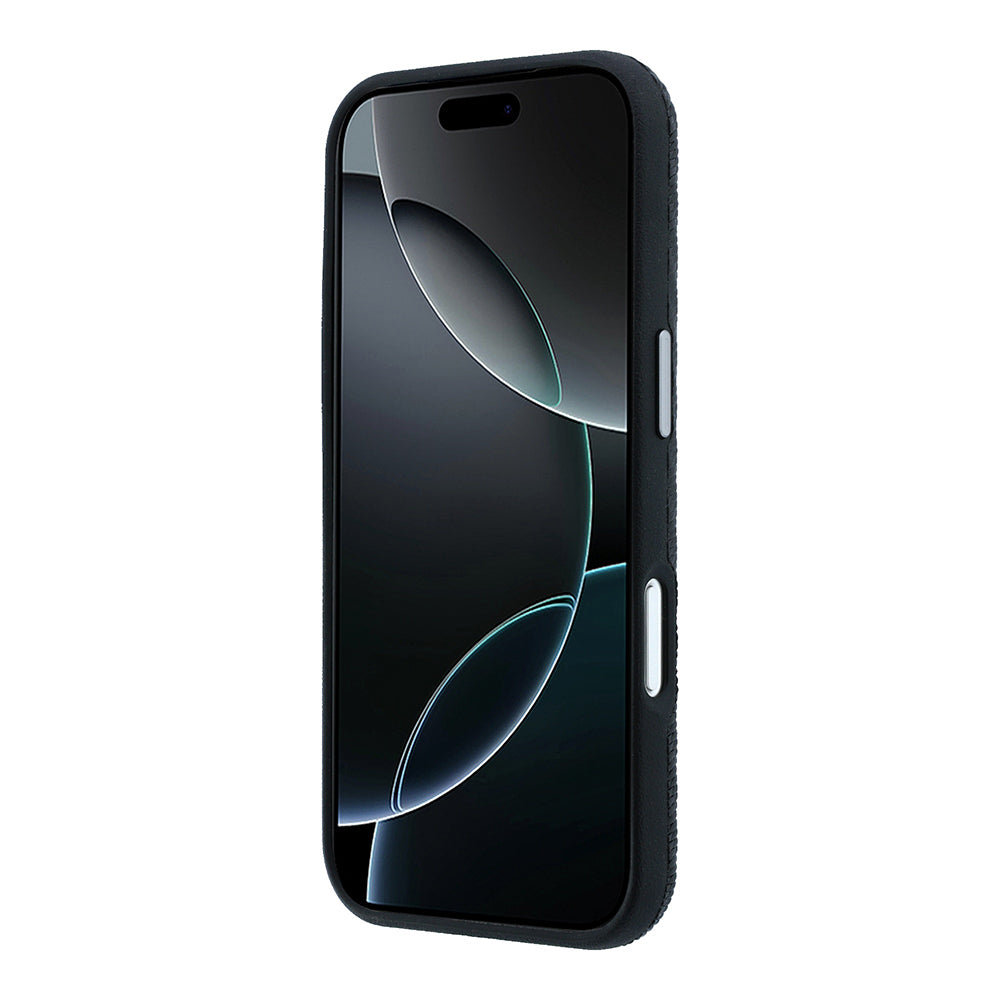 Apple iPhone 17 Pro Max Kılıf Mercedes Benz Orjinal Lisanslı M-safe Şarj Özellikli 3D Metal Logolu Wrap Wood Deri Kapak