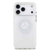 Apple iPhone 17 Pro Max Kılıf Mercedes Benz Orjinal Lisanslı M-safe Şarj Özellikli Buzlu PC Nostaljik Yıldız Dizayn Kapak