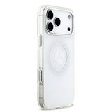 Apple iPhone 17 Pro Max Kılıf Mercedes Benz Orjinal Lisanslı M-safe Şarj Özellikli Buzlu PC Nostaljik Yıldız Dizayn Kapak