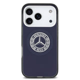 Apple iPhone 17 Pro Max Kılıf Mercedes Benz Orjinal Lisanslı M-safe Şarj Özellikli Çift Katmanlı PC Nostaljik Yıldız Dizayn Kapak