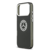 Apple iPhone 17 Pro Max Kılıf Mercedes Benz Orjinal Lisanslı M-safe Şarj Özellikli Çift Katmanlı PC Nostaljik Yıldız Dizayn Kapak