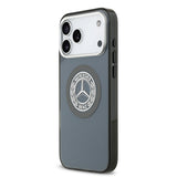 Apple iPhone 17 Pro Max Kılıf Mercedes Benz Orjinal Lisanslı M-safe Şarj Özellikli Çift Katmanlı PC Nostaljik Yıldız Dizayn Kapak