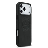 Apple iPhone 17 Pro Max Kılıf Mercedes Benz Orjinal Lisanslı M-safe Şarj Özellikli Hakiki Deri Nostaljik Yıldız Dizayn Kapak