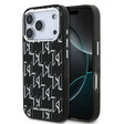 Apple iPhone 17 Pro Max Kılıf Orjinal Lisanslı M-safe Şarj Özellikli Karl Lagerfeld IML Baskılı Monogram Dizayn Kapak