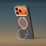 Apple iPhone 17 Pro Max Kılıf Raptic 2in1 Bundle Kit Aramid Skin Destiny Serisi Stand ve Karbon Kapak