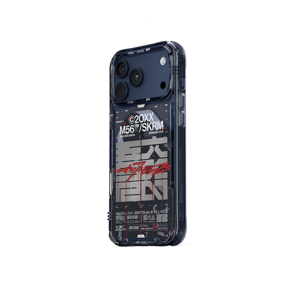 Apple iPhone 17 Pro Max Kılıf Skinarma M-Safe Şarj Özellikli IML Baskılı X M56 Kapak