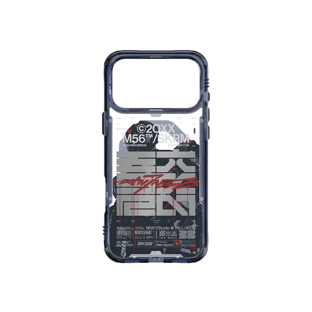 Apple iPhone 17 Pro Max Kılıf Skinarma M-Safe Şarj Özellikli IML Baskılı X M56 Kapak