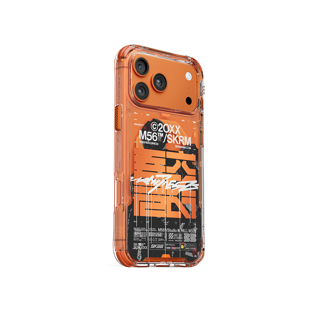 Apple iPhone 17 Pro Max Kılıf Skinarma M-Safe Şarj Özellikli IML Baskılı X M56 Kapak