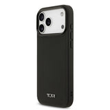 Apple iPhone 17 Pro Max Kılıf TUMI M-safe Şarj Özellikli Deri Noktalı Dizayn Kapak