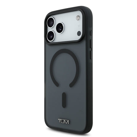 Apple iPhone 17 Pro Max Kılıf TUMI Orjinal Lisanslı M-safe Şarj Özellikli Buzlu Transparan Kapak