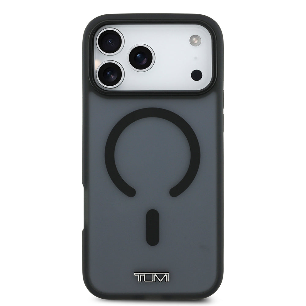 Apple iPhone 17 Pro Max Kılıf TUMI Orjinal Lisanslı M-safe Şarj Özellikli Buzlu Transparan Kapak