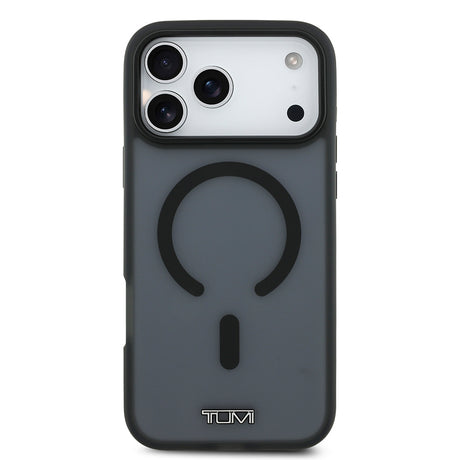 Apple iPhone 17 Pro Max Kılıf TUMI Orjinal Lisanslı M-safe Şarj Özellikli Buzlu Transparan Kapak