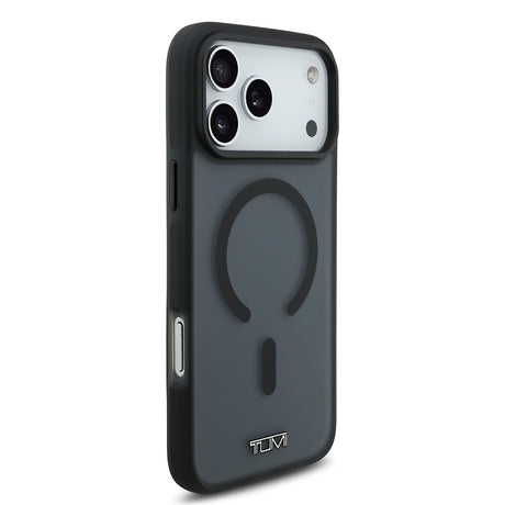 Apple iPhone 17 Pro Max Kılıf TUMI Orjinal Lisanslı M-safe Şarj Özellikli Buzlu Transparan Kapak