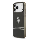 Apple iPhone 17 Pro Max Kılıf U.S. Polo Assn. Orjinal Lisanslı M-safe Şarj Özellikli IML Double Horse Stripe Logolu Kapak