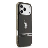 Apple iPhone 17 Pro Max Kılıf U.S. Polo Assn. Orjinal Lisanslı M-safe Şarj Özellikli IML Double Horse Stripe Logolu Kapak