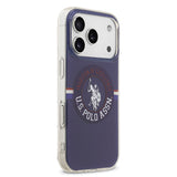 Apple iPhone 17 Pro Max Kılıf U.S. Polo Assn. Orjinal Lisanslı M-safe Şarj Özellikli IML Stripe Logolu Kapak