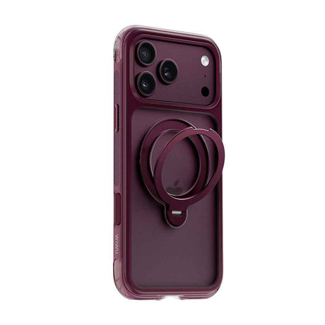 Apple iPhone 17 Pro Max Kılıf Wiwu AG-203 AeroGuard Ultra Serisi M-safe Şarj Özellikli Airbag Tasarımlı Standlı Kapak