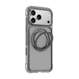 Apple iPhone 17 Pro Max Kılıf Wiwu AG-203 AeroGuard Ultra Serisi M-safe Şarj Özellikli Airbag Tasarımlı Standlı Kapak