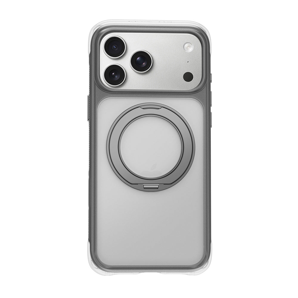 Apple iPhone 17 Pro Max Kılıf Wiwu AG-203 AeroGuard Ultra Serisi M-safe Şarj Özellikli Airbag Tasarımlı Standlı Kapak