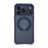 Apple iPhone 17 Pro Max Kılıf Wiwu AG-203 AeroGuard Ultra Serisi M-safe Şarj Özellikli Airbag Tasarımlı Standlı Kapak