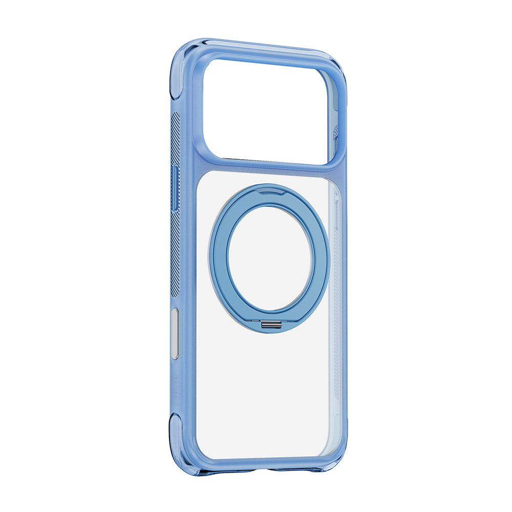Apple iPhone 17 Pro Max Kılıf Wiwu AG-203 AeroGuard Ultra Serisi M-safe Şarj Özellikli Airbag Tasarımlı Standlı Kapak