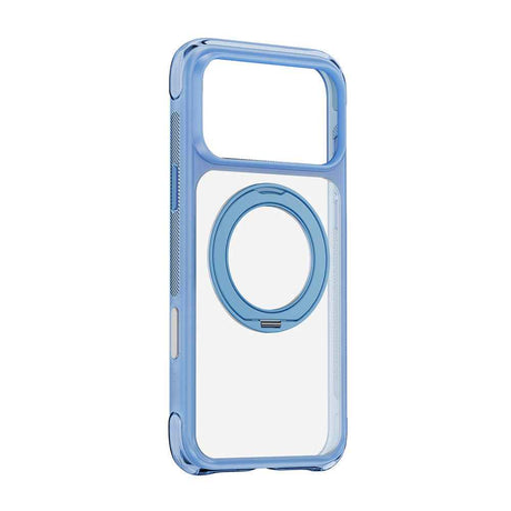 Apple iPhone 17 Pro Max Kılıf Wiwu AG-203 AeroGuard Ultra Serisi M-safe Şarj Özellikli Airbag Tasarımlı Standlı Kapak
