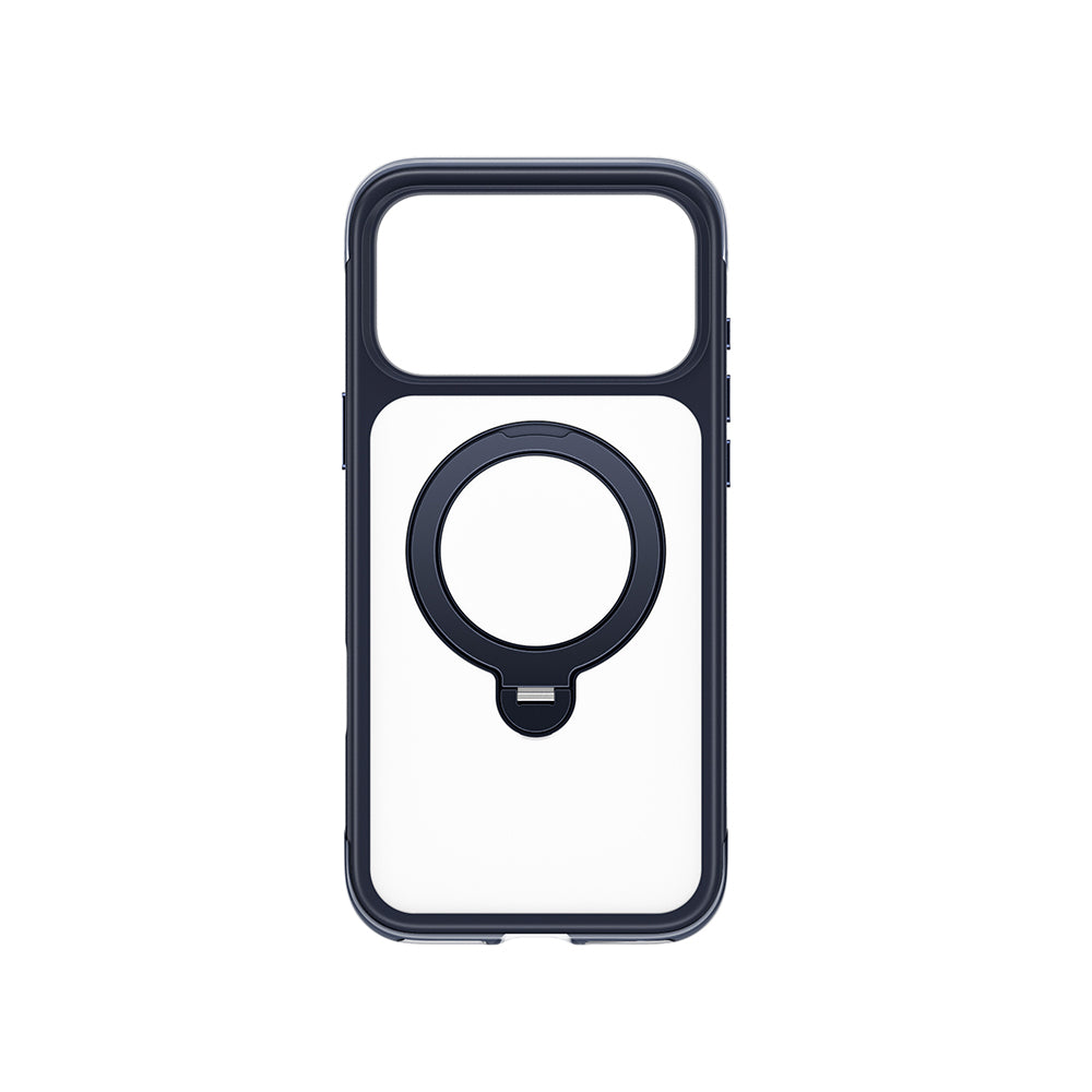 Apple iPhone 17 Pro Max Kılıf Wiwu AS-203 AeroShield Ultra Serisi M-safe Şarj Özellikli Airbag Tasarımlı Standlı Kapak