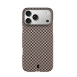 Apple iPhone 17 Pro Max Kılıf Wiwu DCC-208 M-safe Şarj Özellikli Aramid Fiber Tasarım Kevlar Kapak
