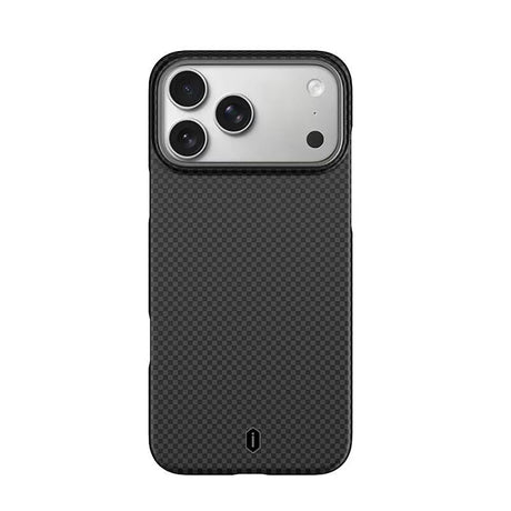 Apple iPhone 17 Pro Max Kılıf Wiwu DCC-208 M-safe Şarj Özellikli Aramid Fiber Tasarım Kevlar Kapak