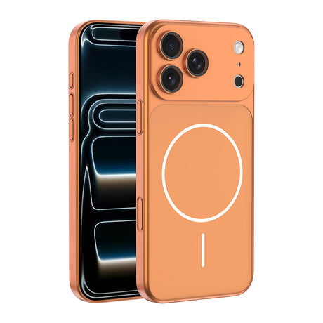 Apple iPhone 17 Pro Max Kılıf Zore M-Safe Şarj Özellikli Kamera Korumalı Spark Kapak