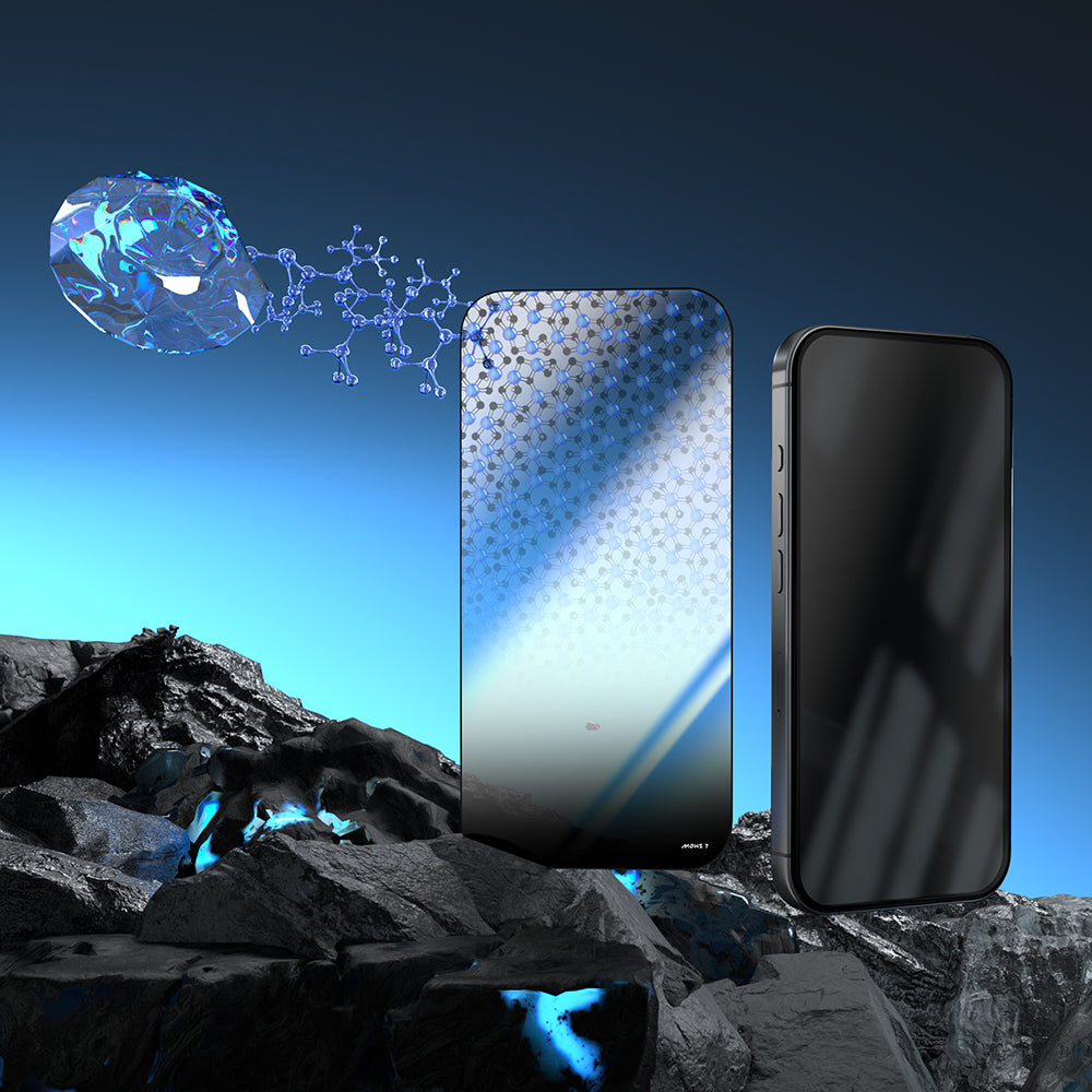 Apple iPhone 17 Pro Max Mohseven Pure Safir Coating HD 3D Glue Temperli Cam Ekran Koruyucu