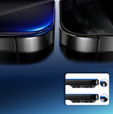 Apple iPhone 17 Pro Max Mohseven Pure Safir Coating HD 3D Glue Temperli Cam Ekran Koruyucu