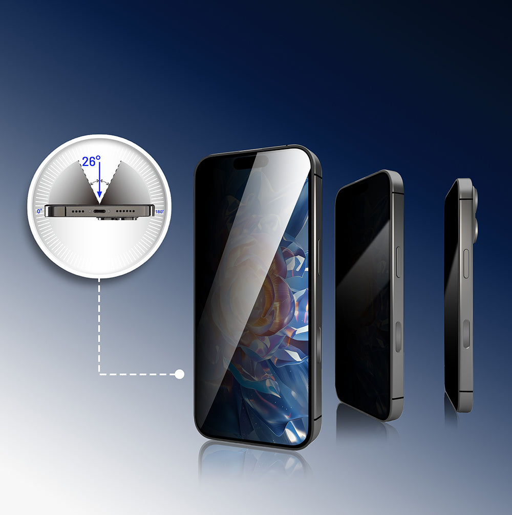 Apple iPhone 17 Pro Max Mohseven Pure Safir Coating HD 3D Glue Temperli Cam Ekran Koruyucu