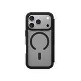 Apple iPhone 17 Pro Max PU Kartlıklı Kapaklı Amazingthing Glamour Foilo Serisi Kılıf