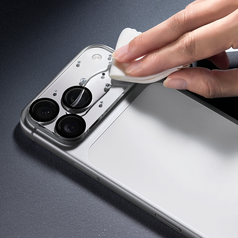 Apple iPhone 17 Pro Max Pynana Diamond Sky Serisi Taşlı Kamera Lens Koruyucu