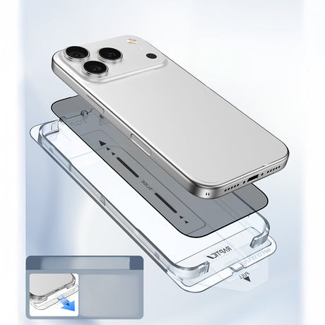 Apple iPhone 17 Pro Max Raptic Air Glass 2.5D Ekran Koruyucu 2 Adet + Kolay Uygulama Aparatlı