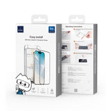 Apple iPhone 17 Pro Max Wiwu SQ-008 Oleofobik Easy Install Darbeye Karşı Dayanıklı Temperli Cam Ekran Koruyucu + Kolay Uygulama Aparatlı