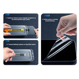 Apple iPhone 17 Pro Max Zore 3D Oliv HD Temperli Cam Ekran Koruyucu + Kolay Uygulama Aparatı