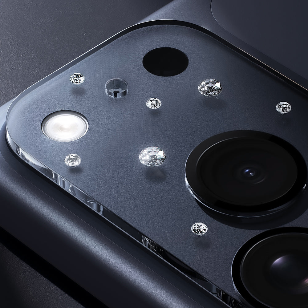 Apple iPhone 17 Pro Pynana Diamond Sky Serisi Taşlı Kamera Lens Koruyucu