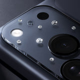 Apple iPhone 17 Pro Pynana Diamond Sky Serisi Taşlı Kamera Lens Koruyucu
