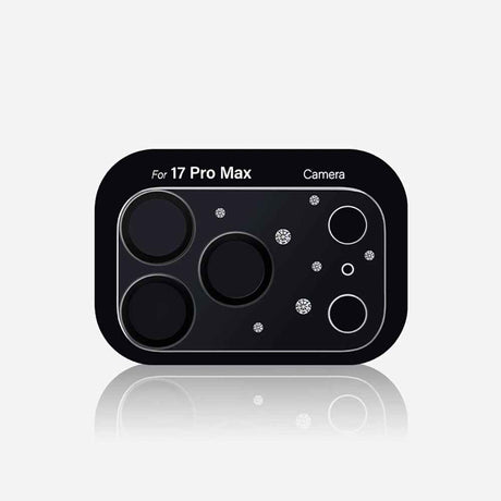 Apple iPhone 17 Pro Pynana Diamond Sky Serisi Taşlı Kamera Lens Koruyucu