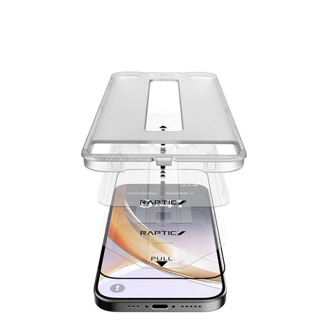 Apple iPhone 17 Pro Raptic Air Glass 2.5D Ekran Koruyucu 2 Adet + Kolay Uygulama Aparatlı