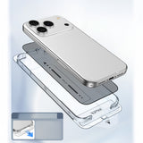 Apple iPhone 17 Pro Raptic Air Glass 2.5D Privacy Hayalet Ekran Koruyucu 2 Adet + Kolay Uygulama Aparatlı